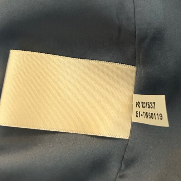 Tommy Bahama Ice Blue Midi Silk Dress Sz 16 - Picture 7 of 9